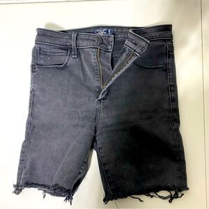 Abercrombie & Fitch Cutoff 6” Shorts Simone High Rise Stretchy Denim Jean 26 2 R